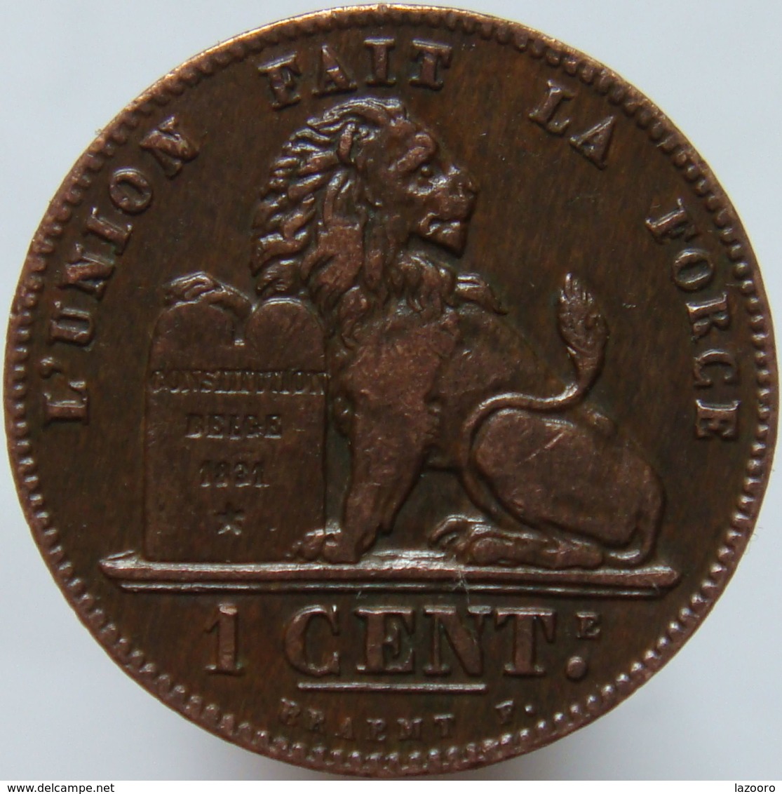 Belgium 1 Centime 1907 XF - 1 Centime