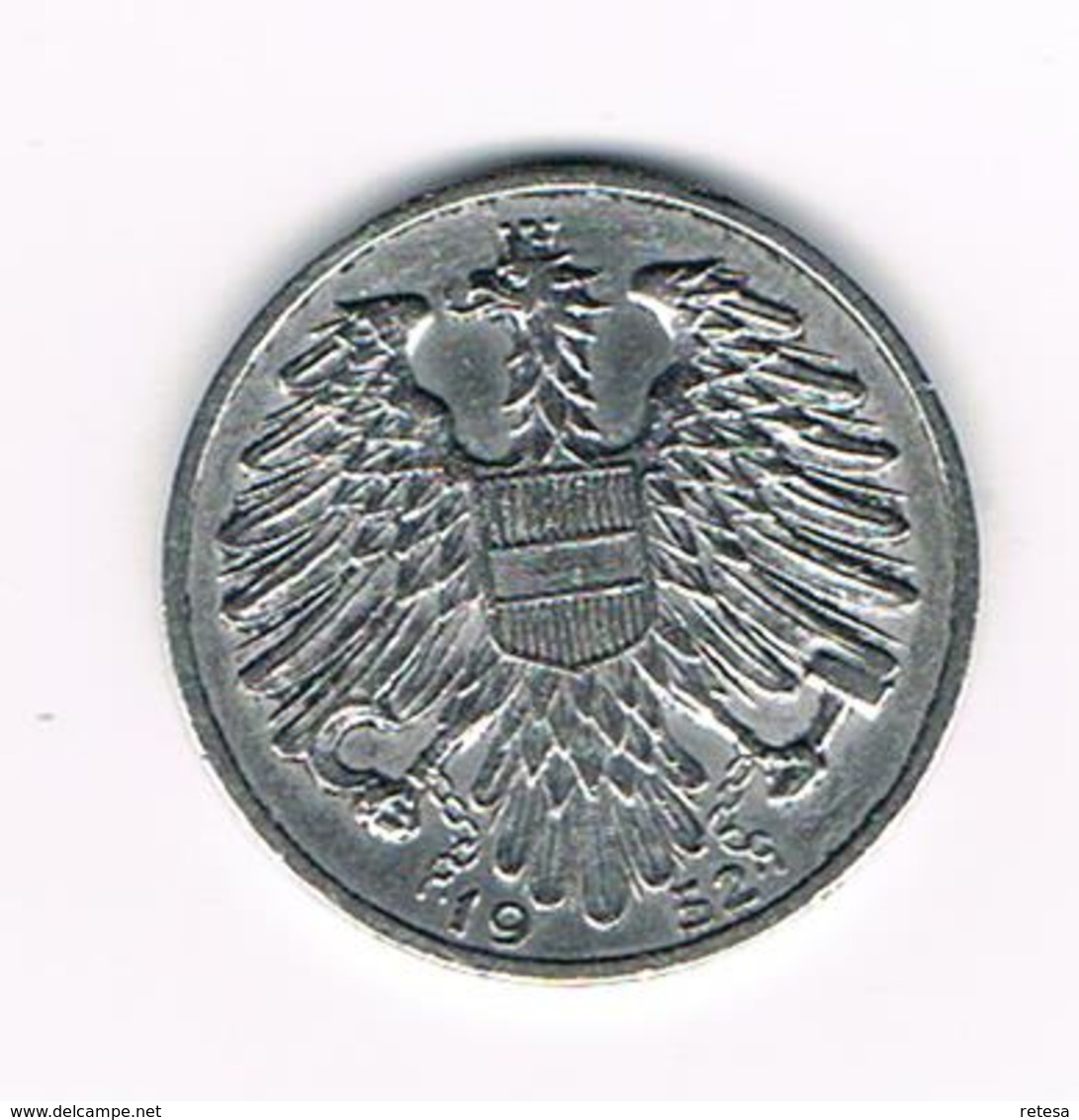 =&  OOSTENRIJK  1 SHILLING 1952 - Austria