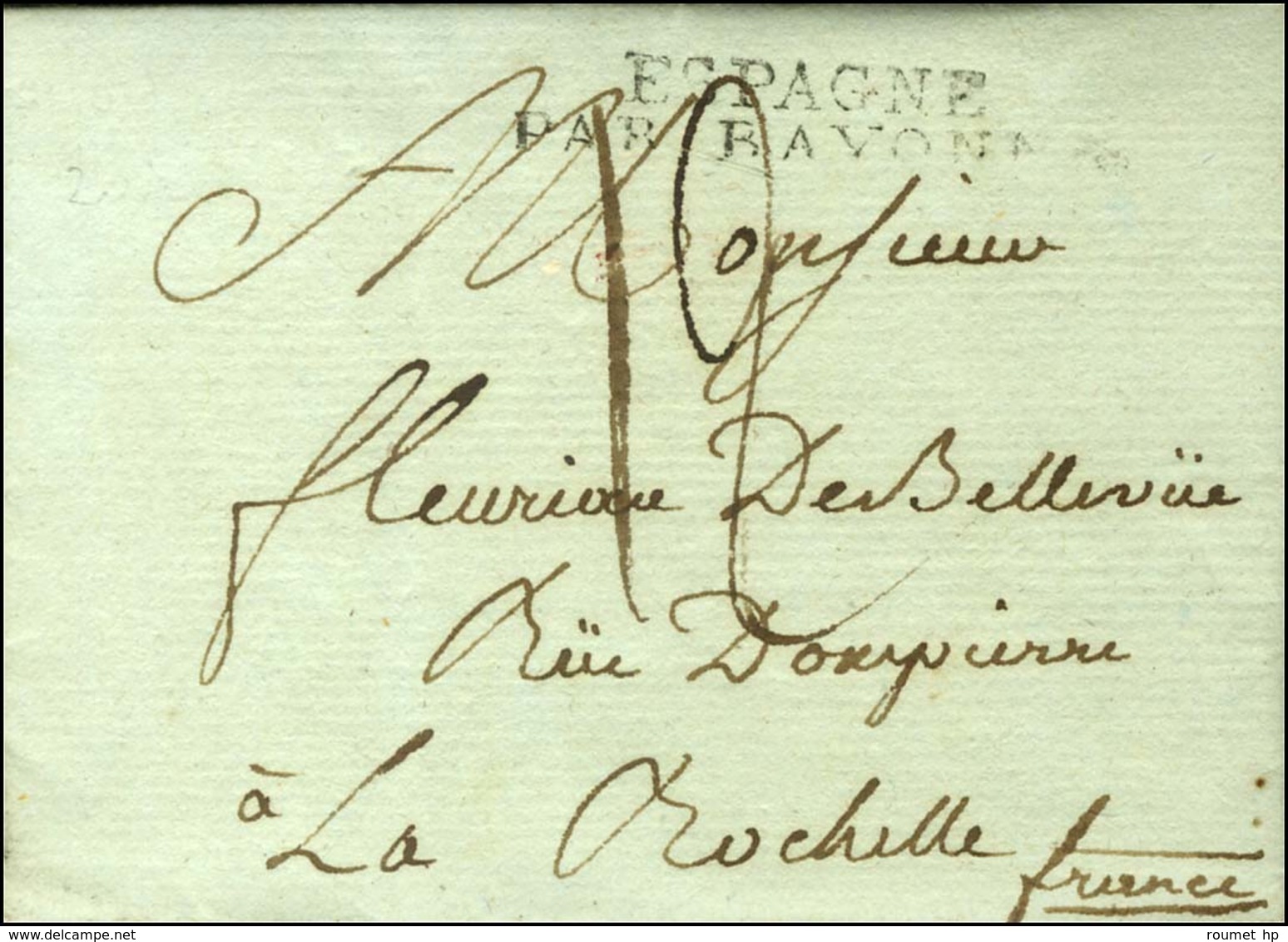 Lettre Avec Texte Daté '' Port Napoléon Le 20 Septembre 1807 '' (nom Révolutionnaire De Port-Louis) Pour La Rochelle, MP - Other & Unclassified