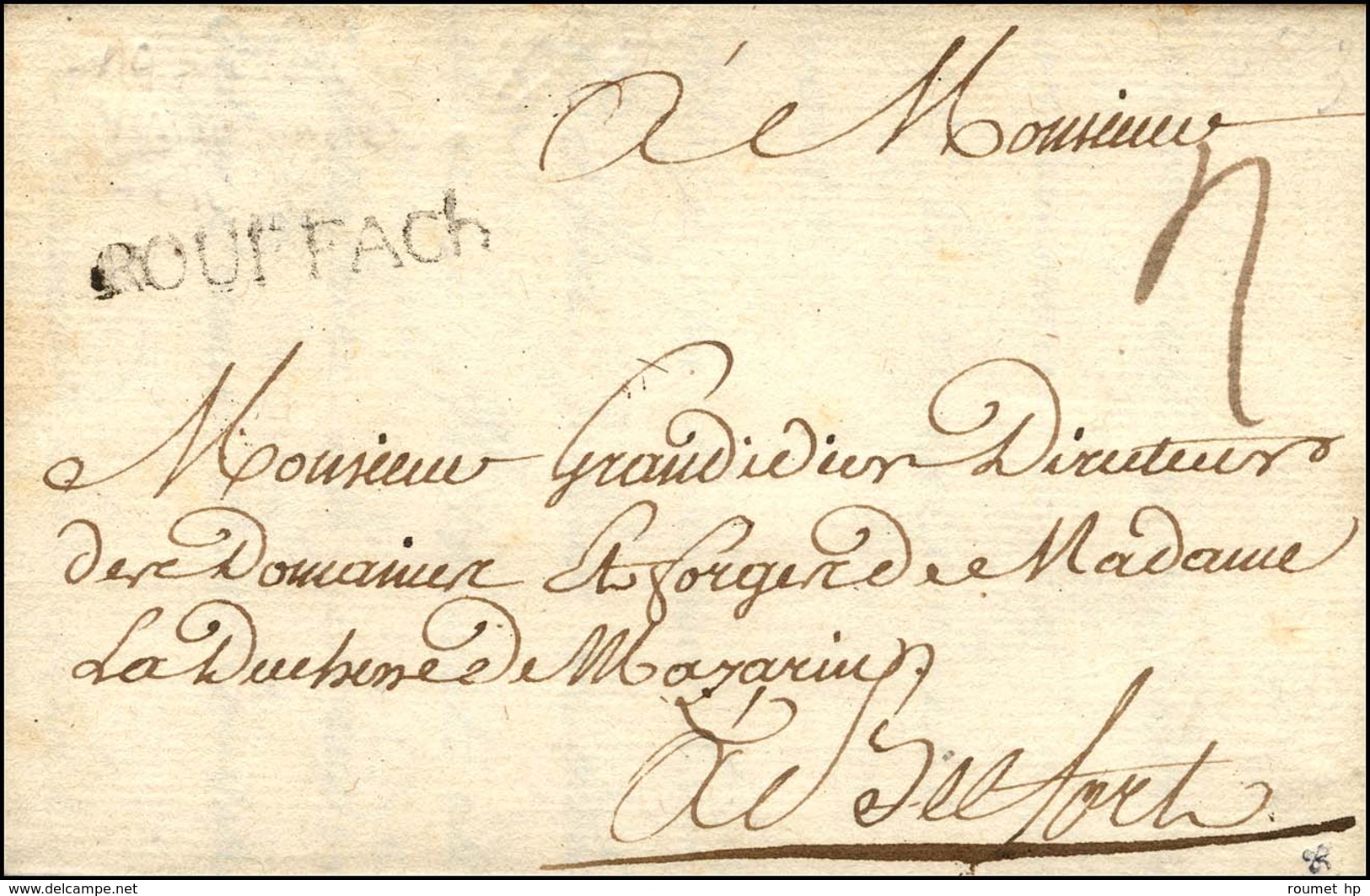 ROUFFACH (L N° 4) Sur Lettre Avec Texte Daté '' Issenheim ''. 1775. (cote : 300). - TB. - 1701-1800: Precursors XVIII