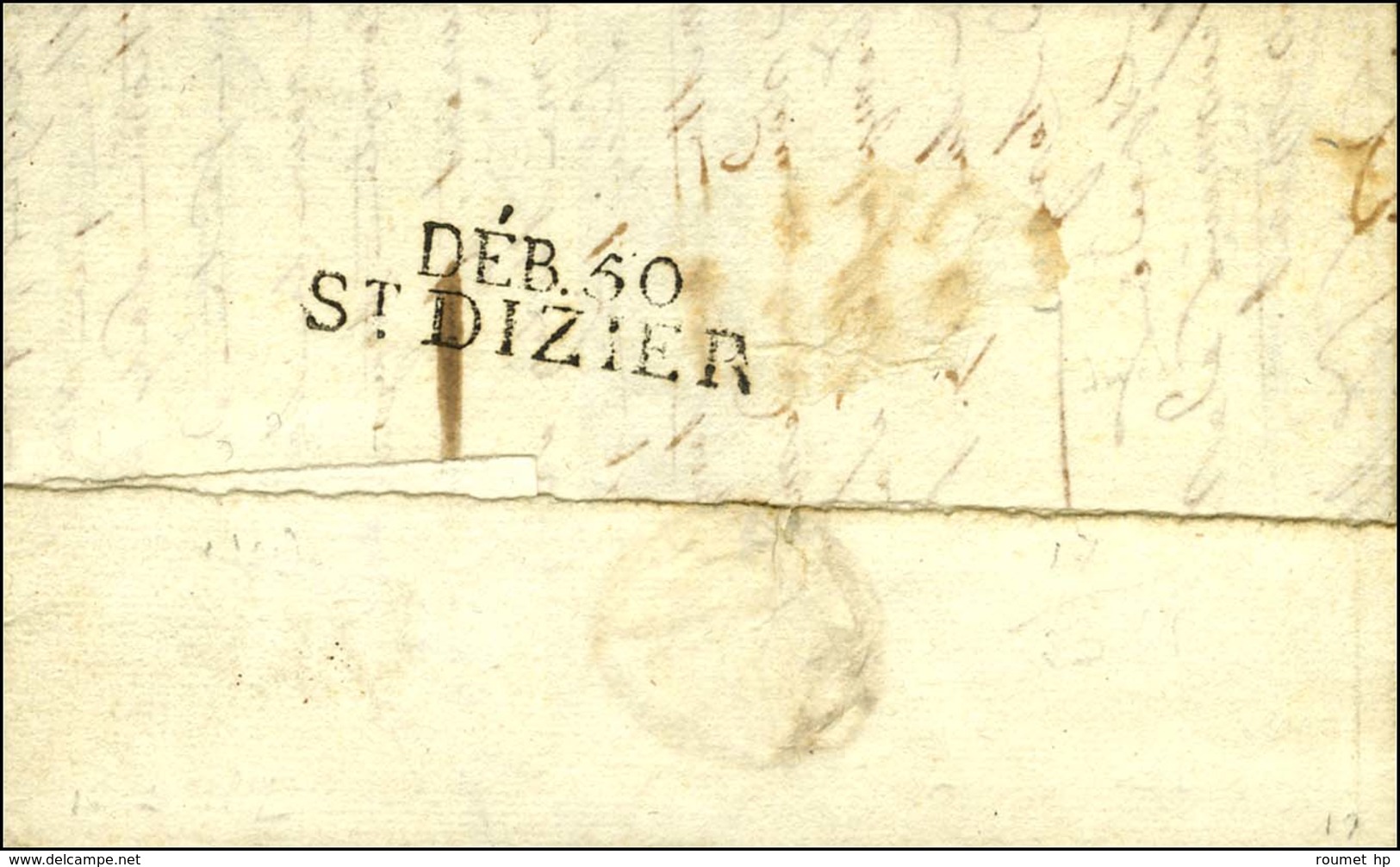 DEB. 50 / ST DIZIER Sur Lettre Avec Texte Daté 1817. - SUP. - R. - Other & Unclassified