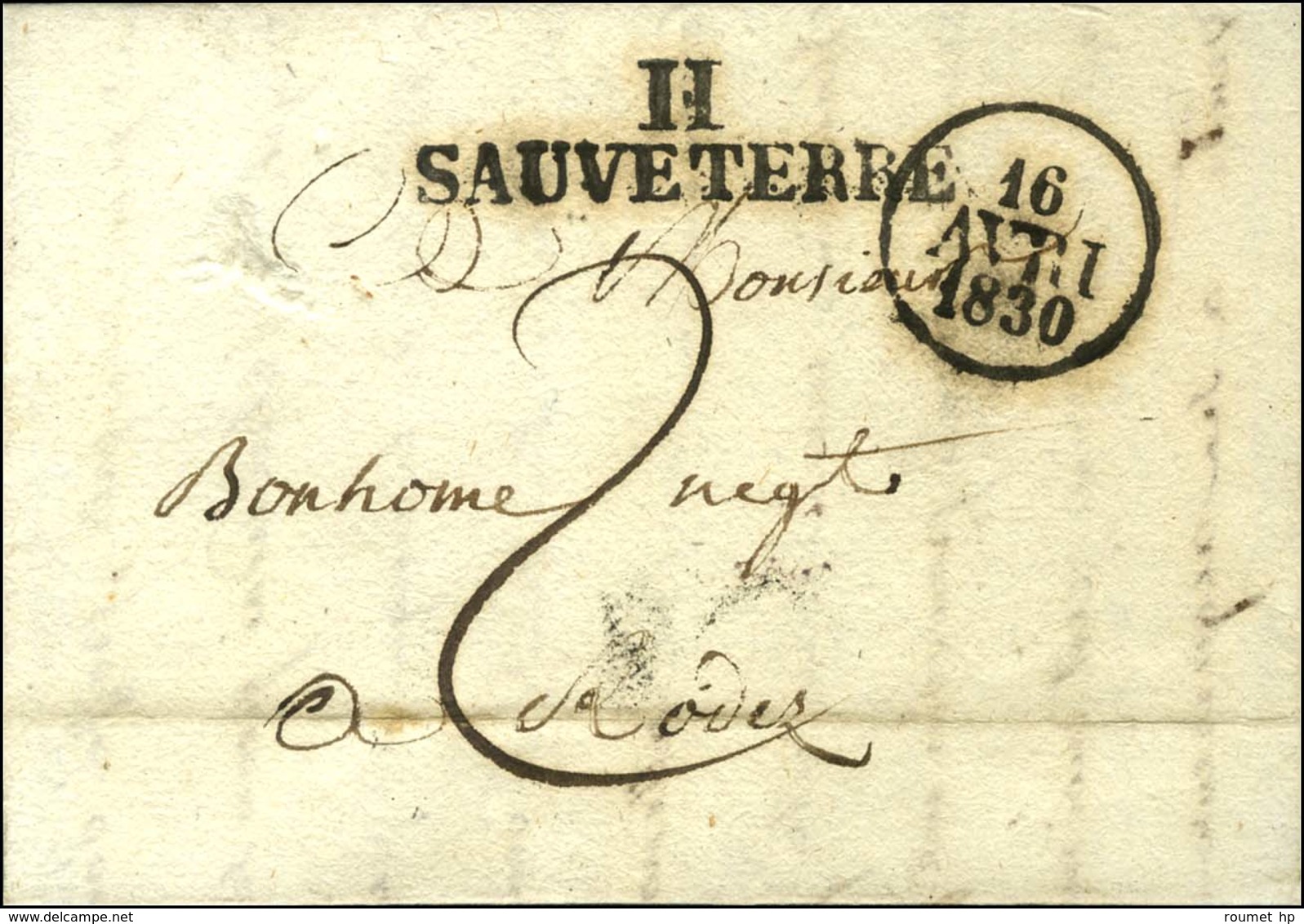 11 / SAUVETERRE Dateur A. 1830. - SUP. - Other & Unclassified