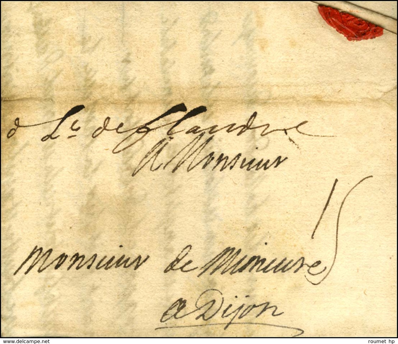 '' De L De Flandre '' Sur Lettre Avec Texte Daté '' Au Camp Sous Louvain Le 27 Juillet 1705 ''. - TB. - R. - Army Postmarks (before 1900)