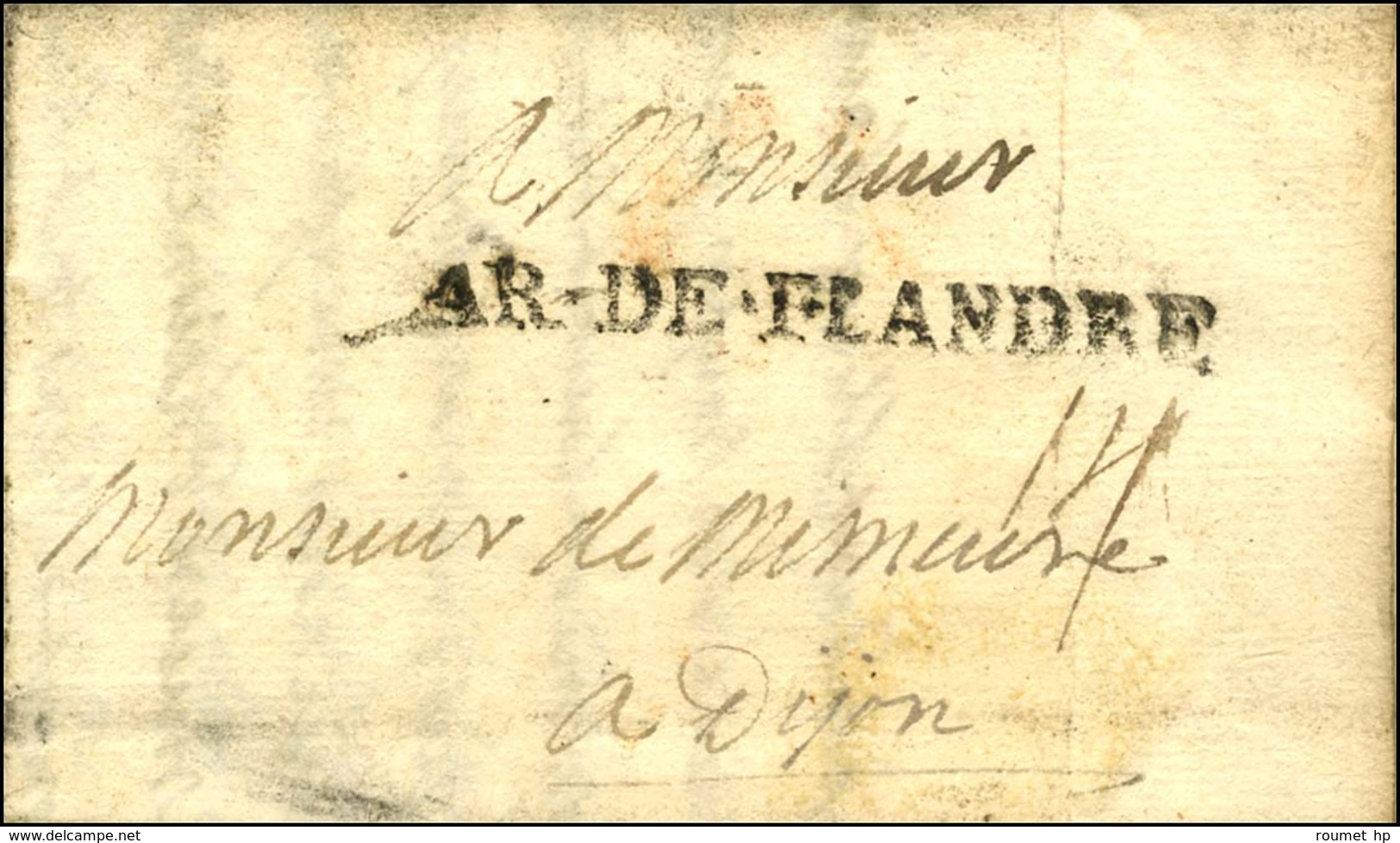 AR.DE.FLANDRE Sur Lettre Avec Texte Daté '' Au Camp De Condé Le 12 Octobre 1706 ''. - TB. - R. - Army Postmarks (before 1900)