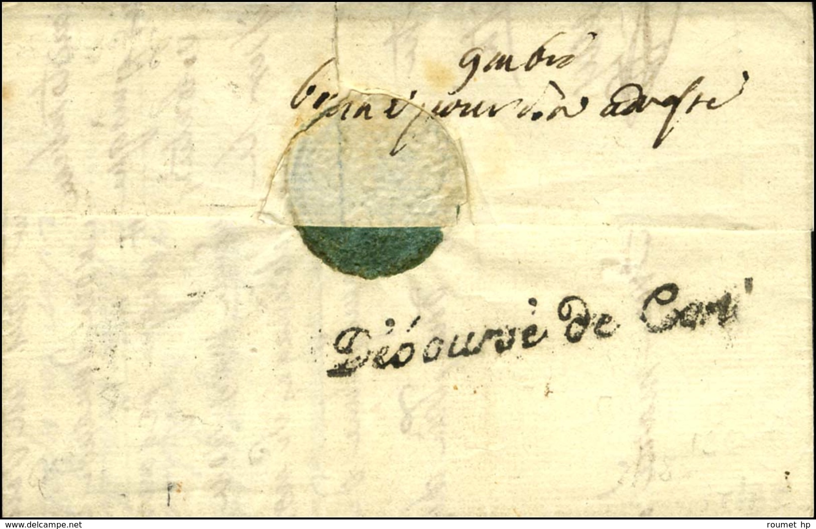 Lettre De Nancy Adressée à Annecy. Au Verso, Déboursé De Coni. 1813. - TB / SUP. - 1792-1815 : Departamentos Conquistados