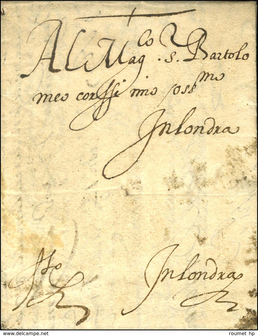 Lettre Avec Texte Daté De Rouen Le 6 Novembre 1565 Adressée à Londres Par Corsini. - TB. - R. - Other & Unclassified