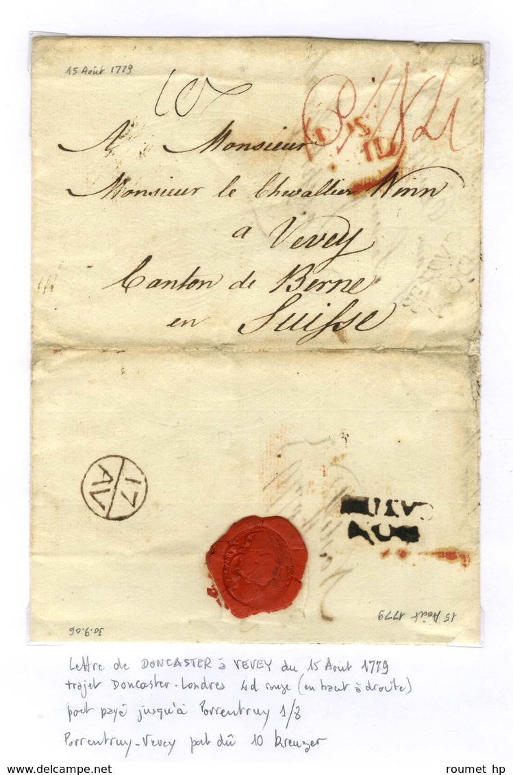 Lot De 8 Lettres Entre La France Et La Grande Bretagne Entre 1775 Et 1780. - TB. - Other & Unclassified