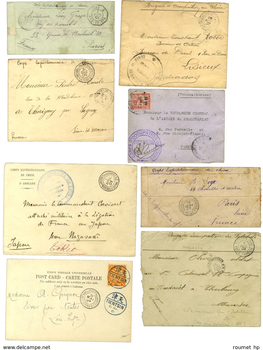 Lot De 22 Lettres Du Corps Expéditionnaire De Chine. - TB. - Other & Unclassified