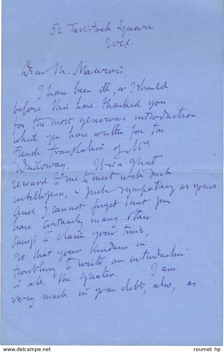 WOOLF Virginia, Née Adeline Virginia Alexandra Stephen (1882-1941), Femme De Lettres Anglaise. - Other & Unclassified