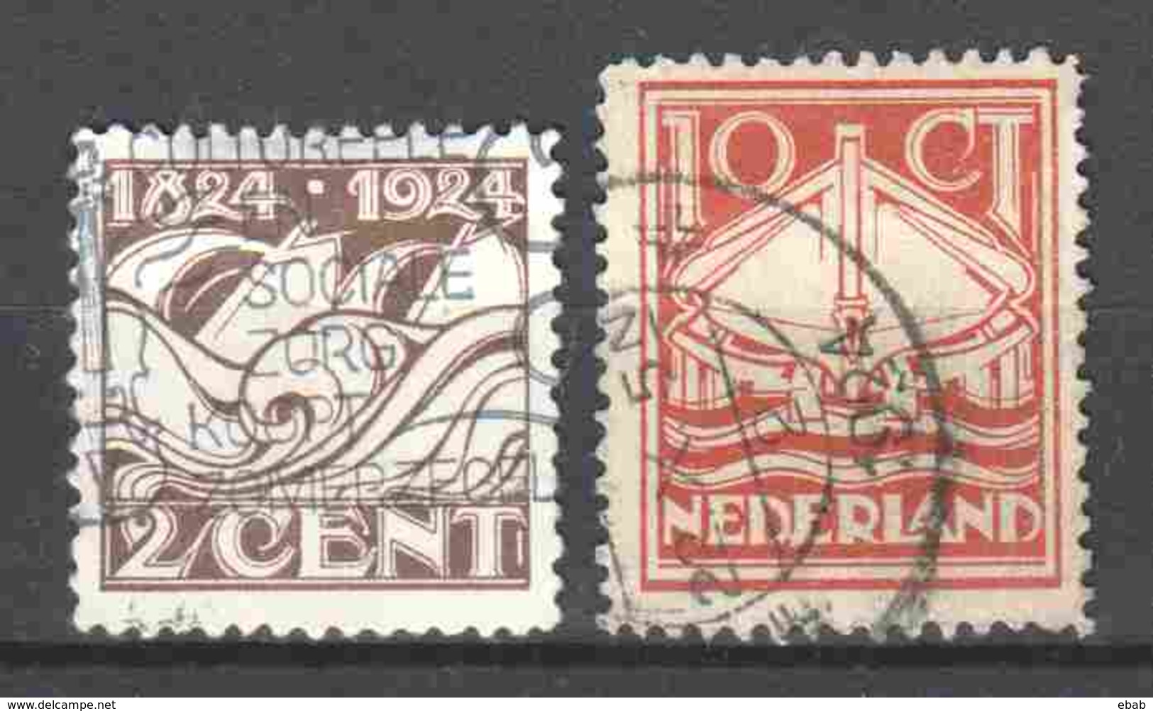 Netherlands 1924 NVPH 139-140 Canceled - Used Stamps