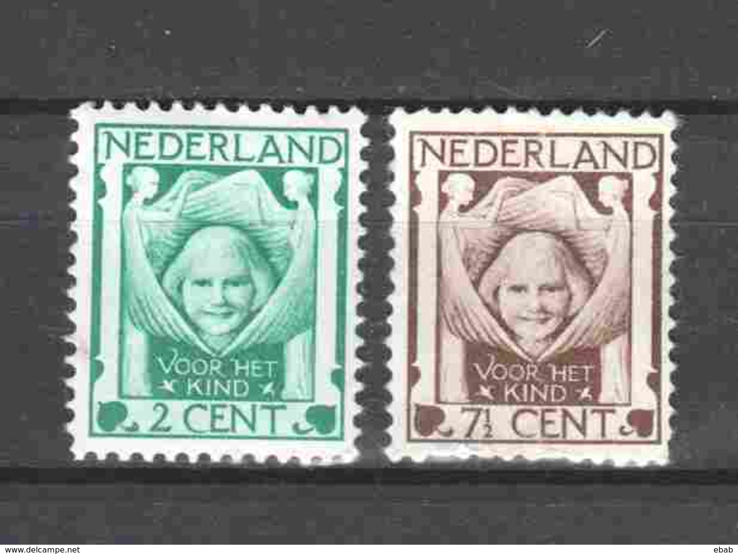 Netherlands 1924 NVPH 141-142 MH (1) - Neufs