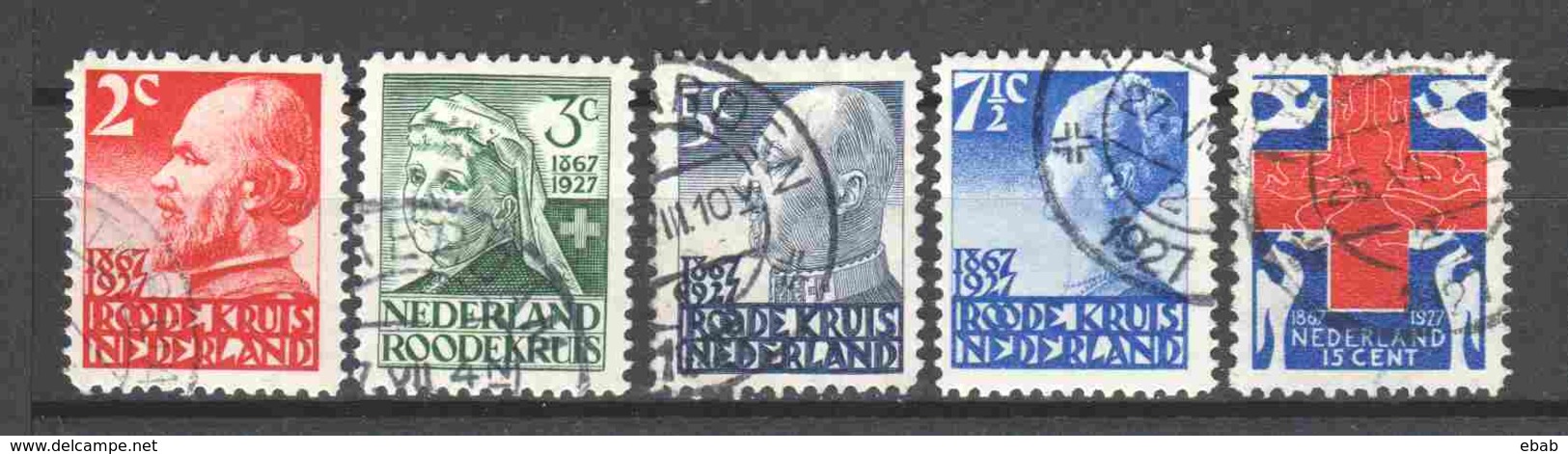 Netherlands 1927 NVPH 203-207 Canceled (6) - Oblitérés