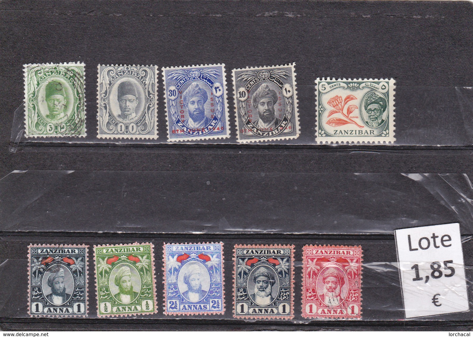 Zanzibar  -  Lote  10  Sellos Diferentes  -  9/8012 - Zanzibar (1963-1968)