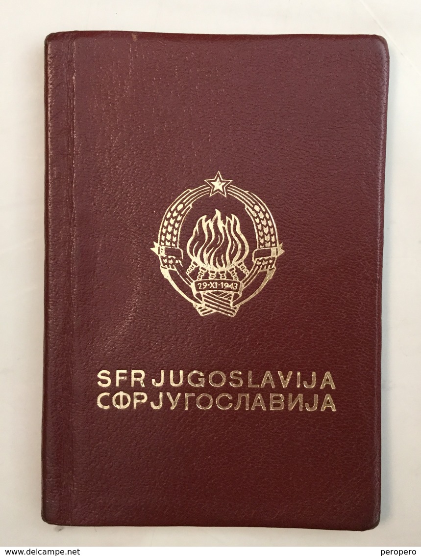 PASSEPORT PASSPORT  REISEPASS  1968.  VISA TO FRANCE - Historische Dokumente