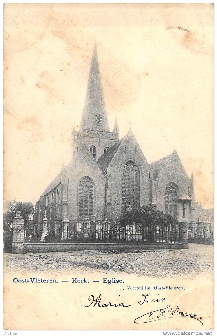 Oost-Vleteren - Kerk . - Eglise. 1901 - Vleteren