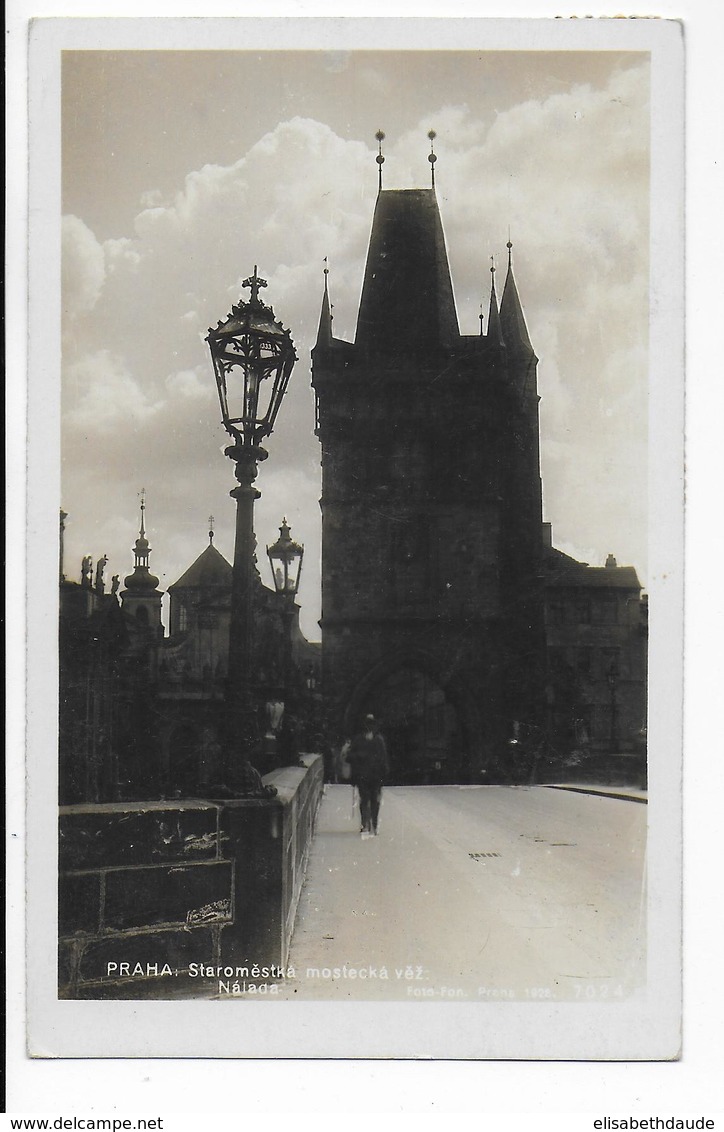 TCHECOSLOVAQUIE - 1935 - CARTE POSTALE RECOMMANDEE ! De PRAGUE => BREGENZ (AUTRICHE) - Briefe U. Dokumente