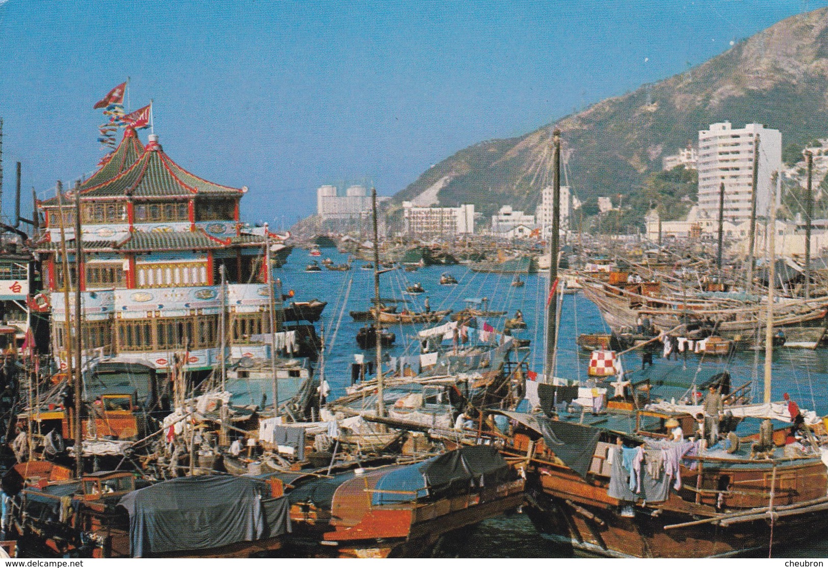 CHINE. HONG KONG. FLOATING POPULATION. ANNEE 1987 - Cina