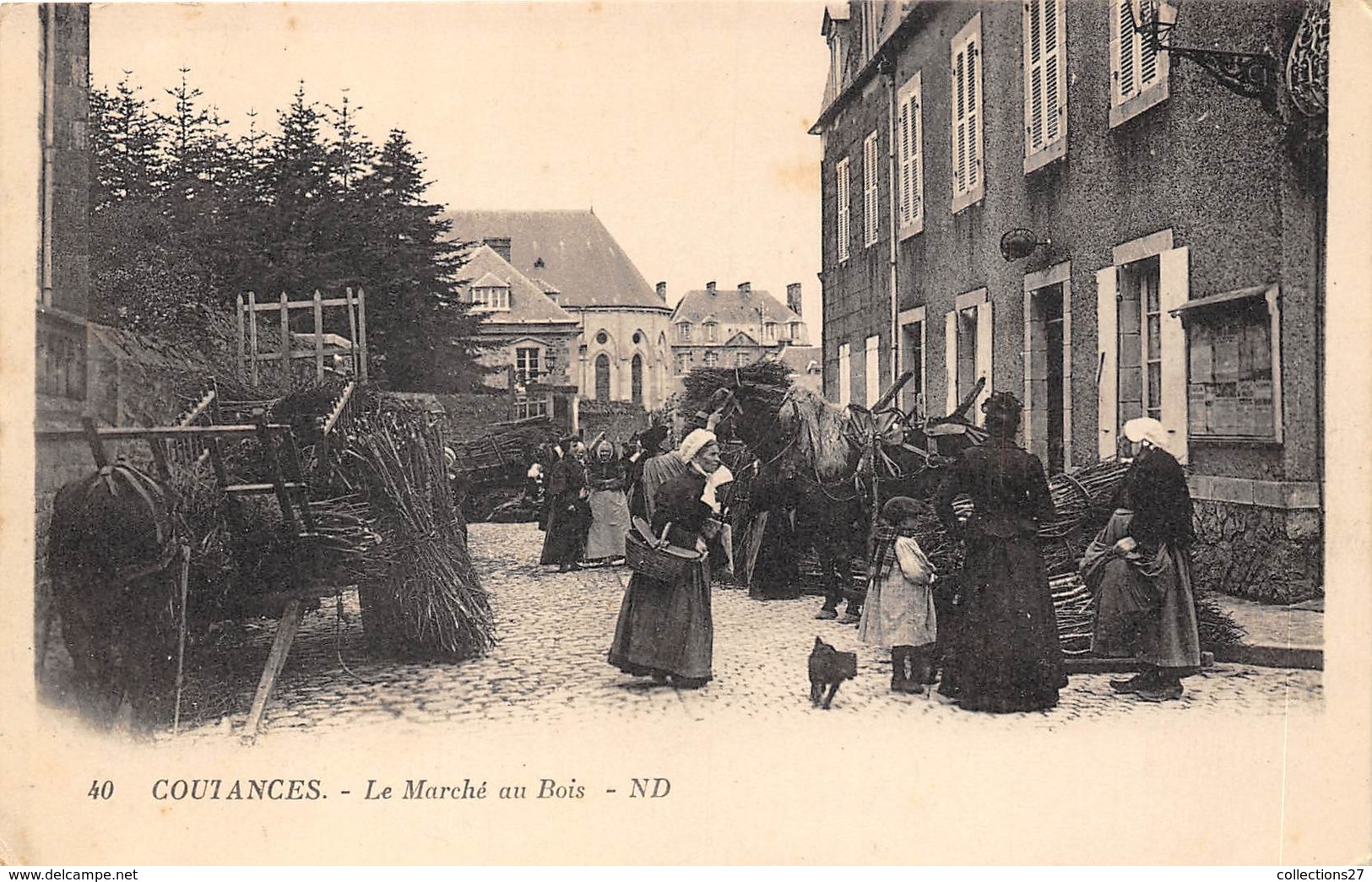 50-COUTANCE- LE MARCHE AU BOIS - Coutances