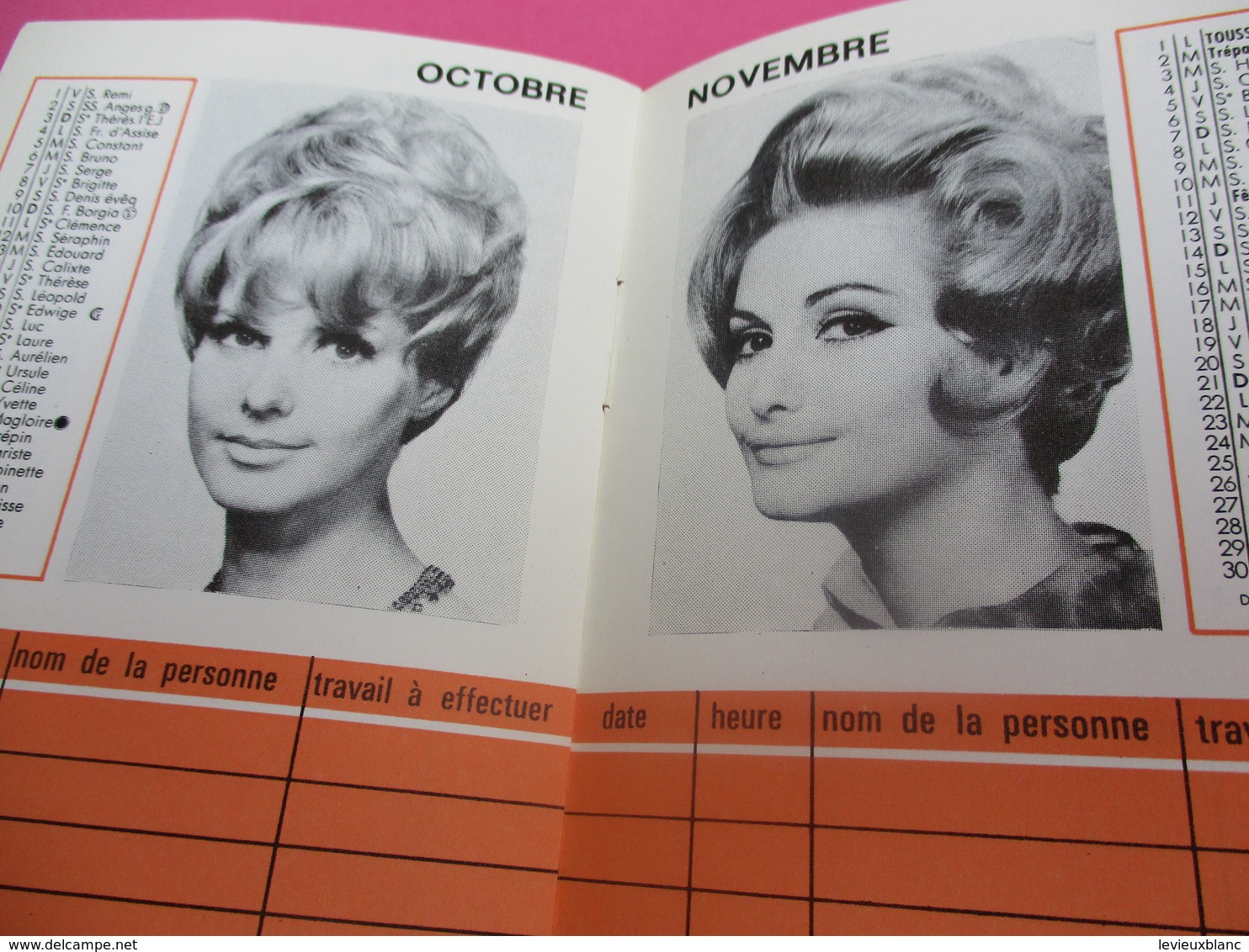 Santé & Hygiéne / Agenda De Poche/ Coiffure/ Roger BINARD/ Paris/ Lang/1965                           CAL407 - Small : 1961-70