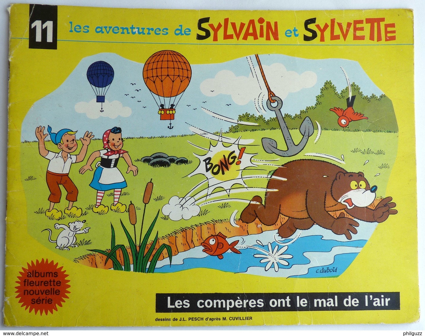 BD LES AVENTURES DE SYLVAIN SYLVETTE - ALBUMS  N° 11 1968  Enfantina - Sylvain Et Sylvette