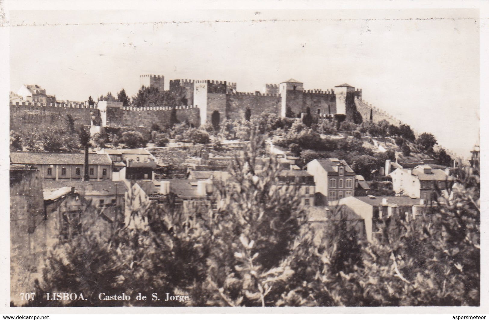 LISBOA. CASTELO DE S JORGES. ED TORRES. CIRCA 1930's.-  BLEUP - Lisboa