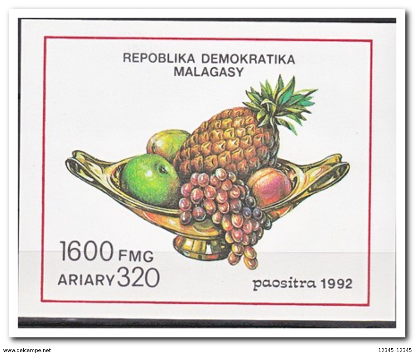 Madagaskar 1992, Postfris MNH, Fruit - Madagaskar (1960-...)