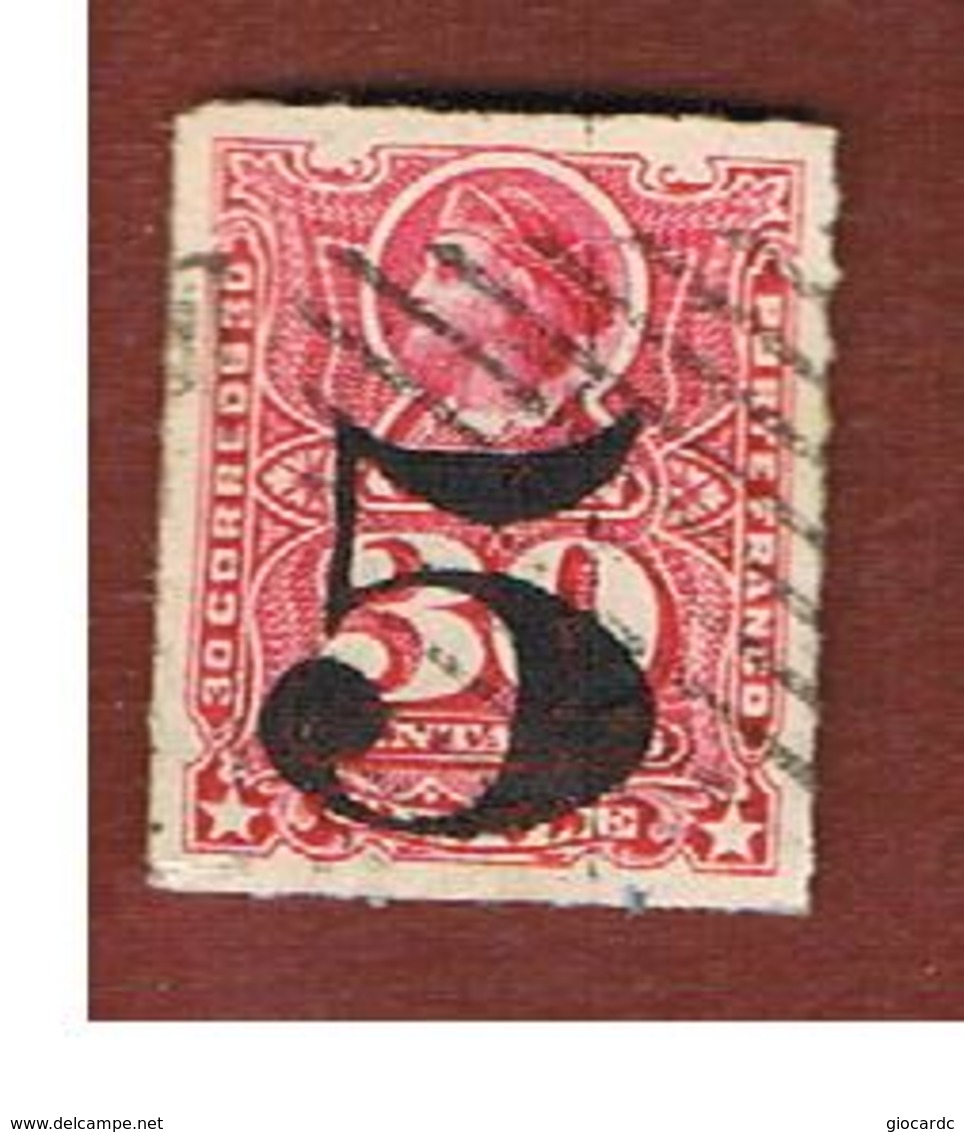 CILE (CHILE)  - SG 86 -  1900  C. COLOMBO (NOT PERFORATED AND OVERPRINTED)        -  USED ° - Chile