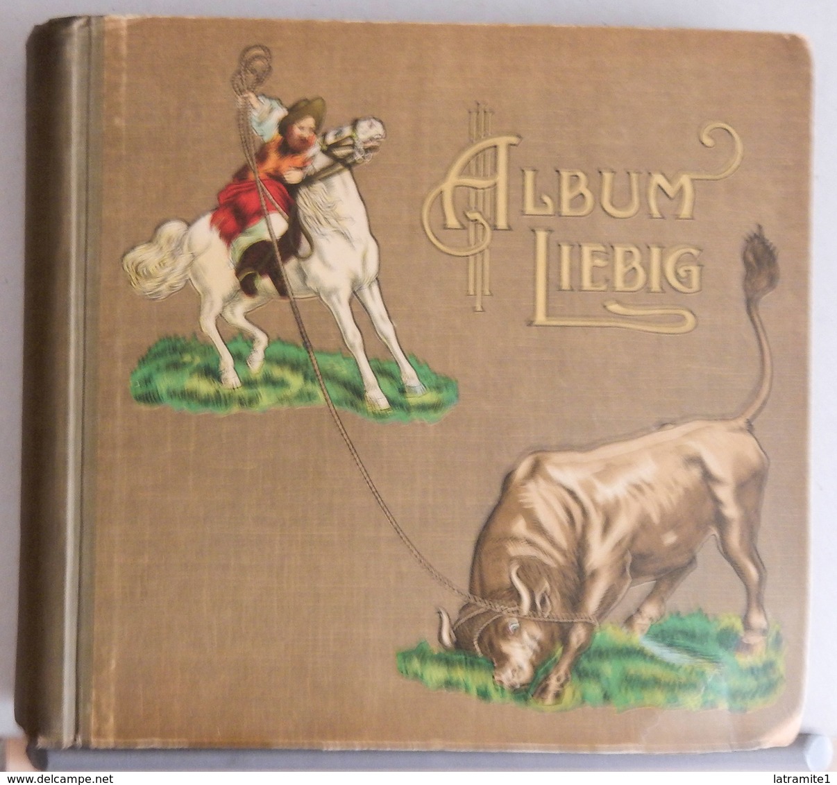 ALBUM RACCOGLITORE FIGURINE LIEBIG  Originale D'epoca Primi 900 - Album & Cataloghi