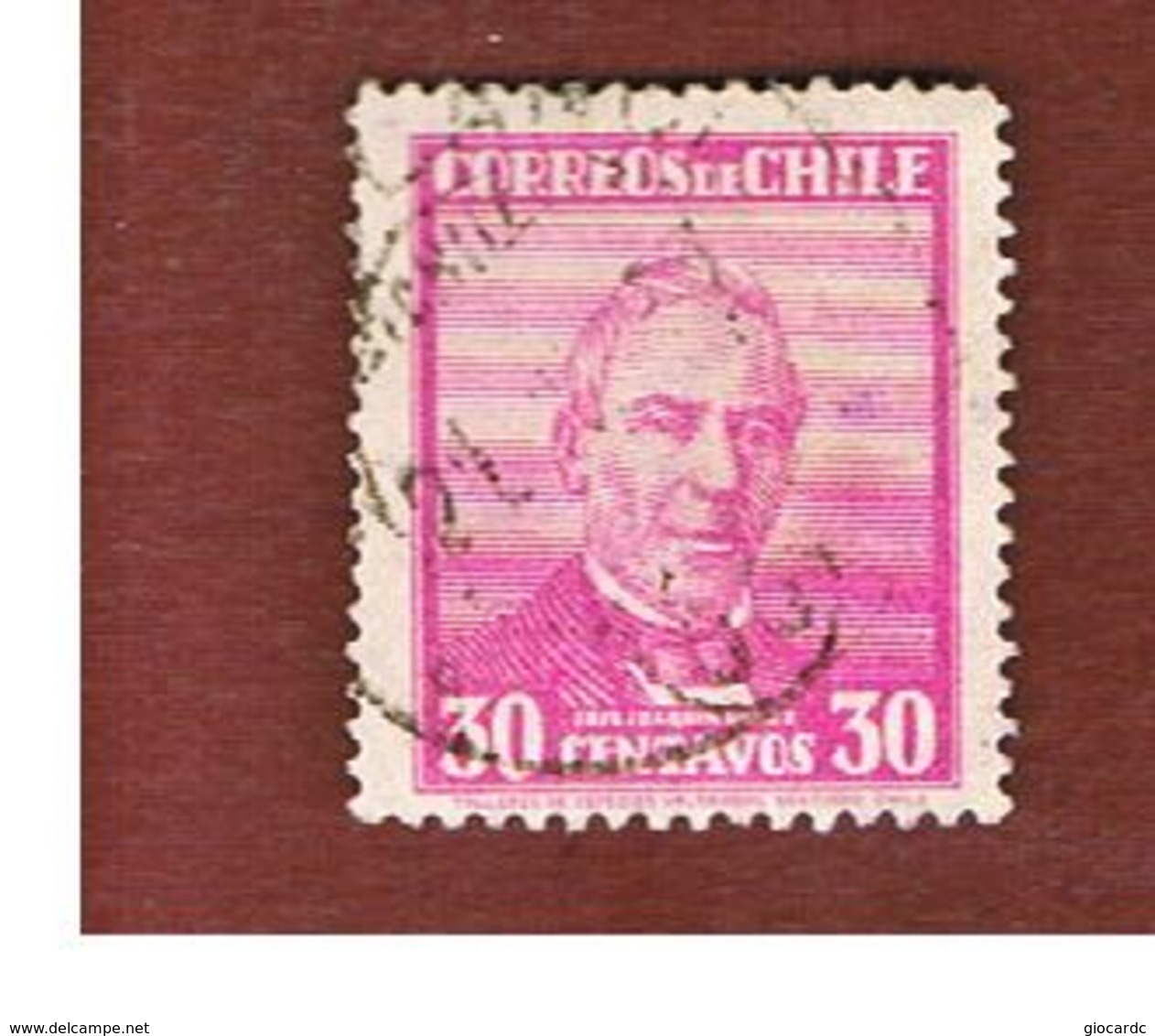 CILE (CHILE)  - SG 233 -  1931 PEREZ    -  USED ° - Chile