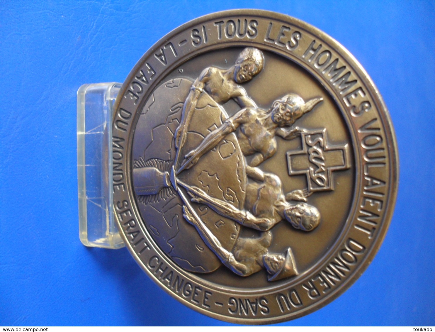 Médaille En Bronze Pichard Dons Du Sang Franche-comté - Autres & Non Classés