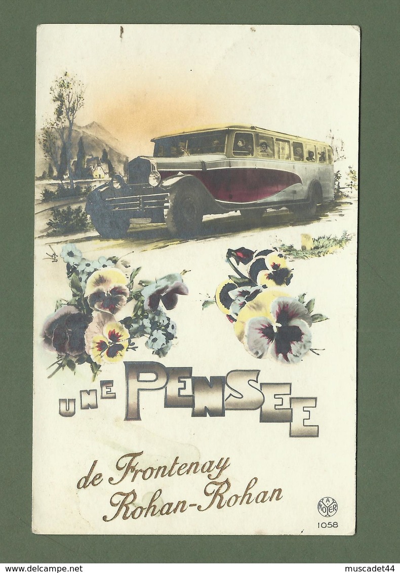 CARTE POSTALE  UNE PENSEE DE FRONTENAY ROHAN ROHAN DEUX SEVRES 79 - Frontenay-Rohan-Rohan