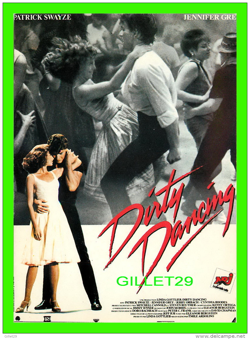 AFFICHES DE FILM - DIRTY DANCING - 1990 GREAT AMERICAN FILMS JOINT VENTURE - - Affiches Sur Carte