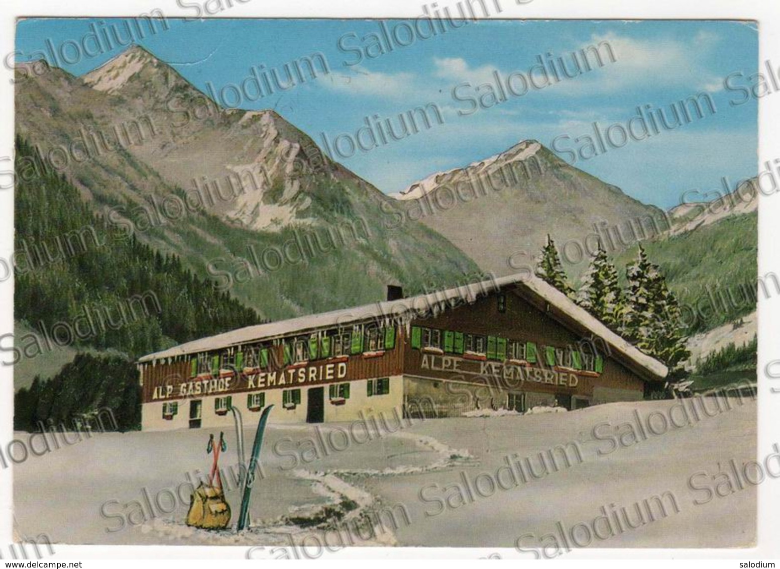 Alpgasthof Kematsried Oberjoch Hochaligau - Storia Postale - Hindelang - Sport Sci Ski - Hindelang