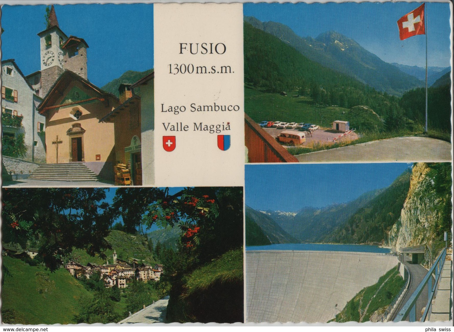 Fusio - Lago Sambusco, Valle Maggia, Postauto - Photo: Engelberger - Maggia