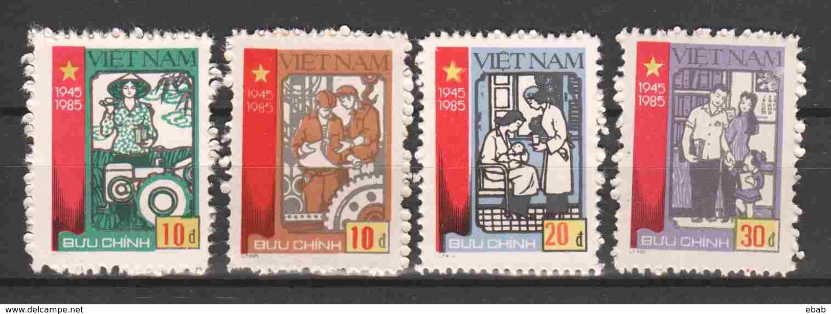 Vietnam 1985 Mi 1650-1653 MNH - Vietnam