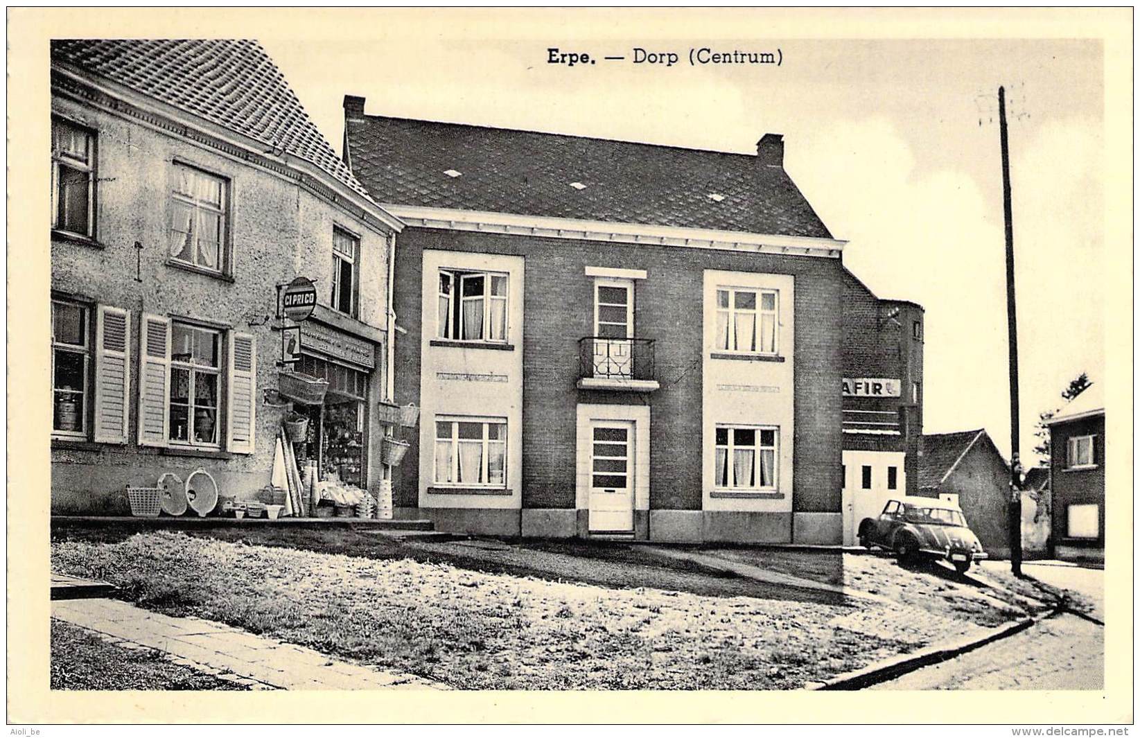 Erpe. - Dorp (Centrum) Dorpswinkel - FRANS  LAUWEREYS -DE SMET  " Ijzerwaren, Vernissen,  Bazarartikelen." - Erpe-Mere