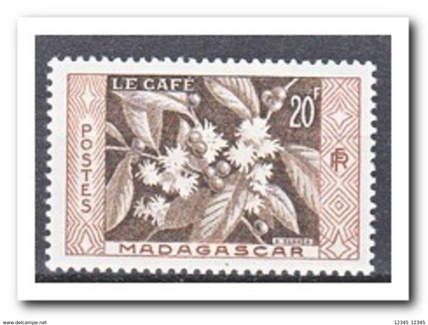 Madagaskar 1956, Postfris MNH, Plants, Coffee - Madagaskar (1960-...)