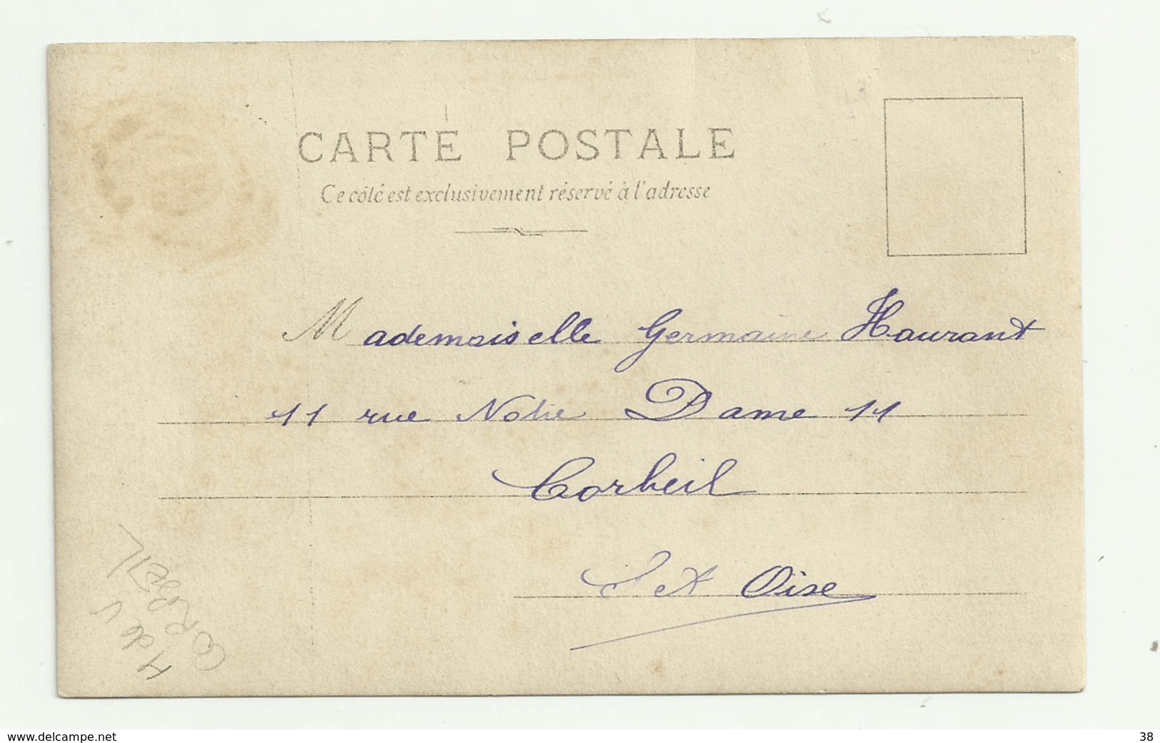 CORBEILcarte Photo POSE PREMIERE PIERRE HOTEL DE VILLE Le 27 Mars 1904 - Corbeil Essonnes