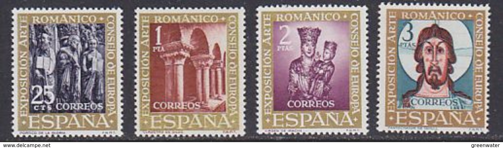 Spain 1961 Art Exhibition Council Of Europe 4v ** Mnh (40498G) - European Ideas