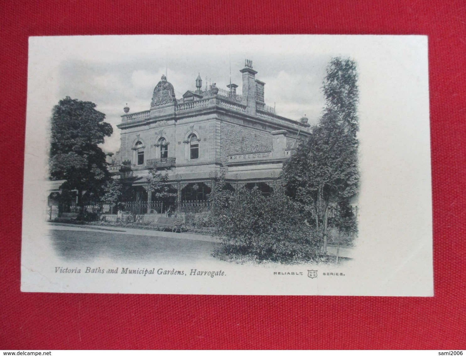 CPA ROYAUME UNI VICTORIA BATHS AND MUNICIPAL GARDENS HARROGATE - Harrogate