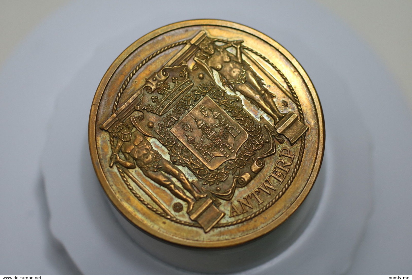 NR Médaille BRONZE 23,25g - 1882: 50 Ans Du Mercator  *SUP* - Sonstige & Ohne Zuordnung