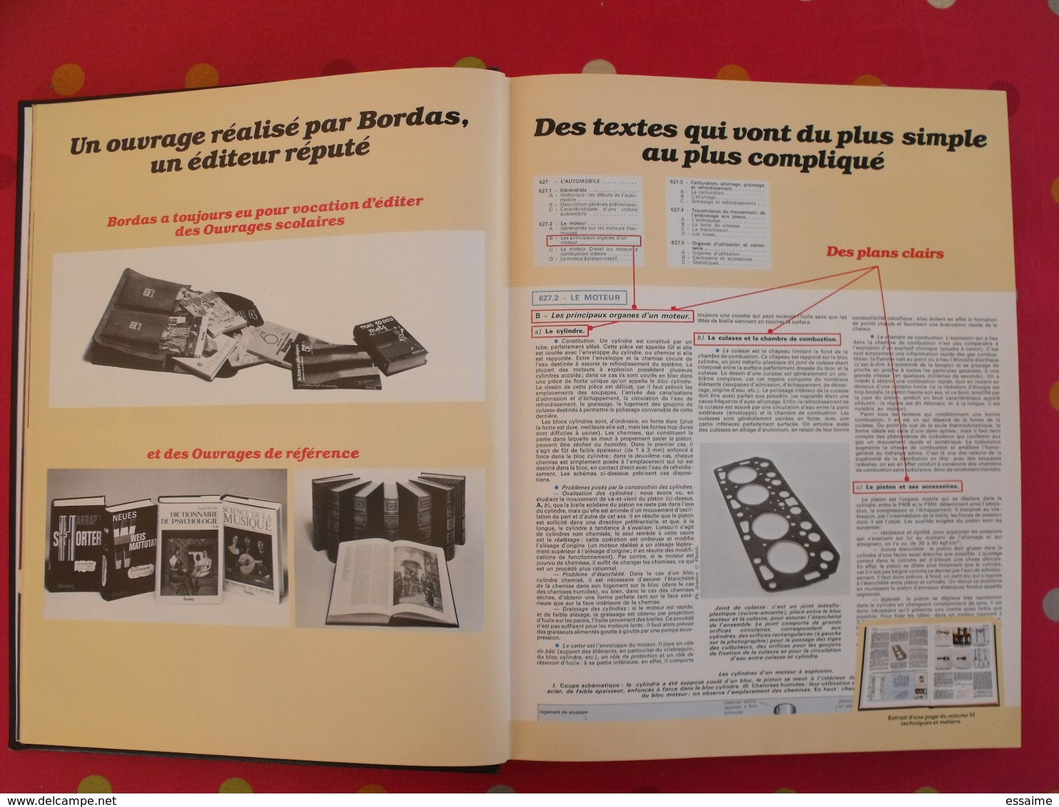 la nouvelle universelle Bordas. maquette de représentant. Encyclopédie, publicité. sd vers 1980