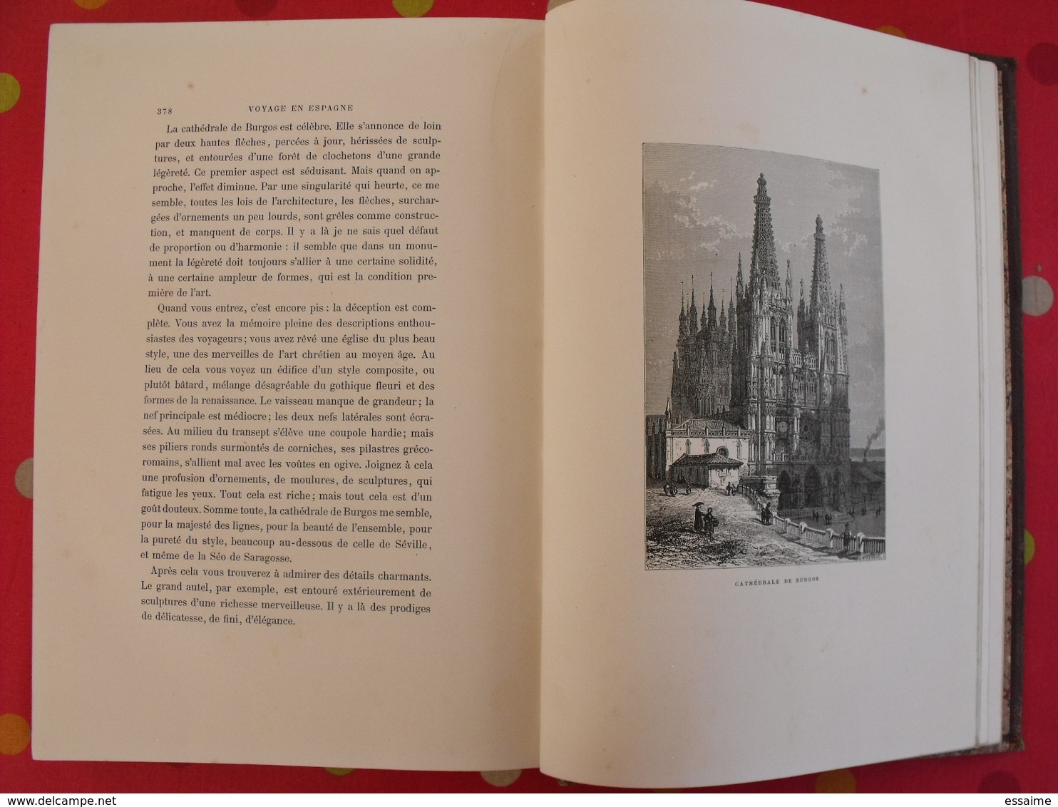 Voyage en Espagne. Eugène Poitou. Illust. de V. Foulquier. Mame Tours 1884