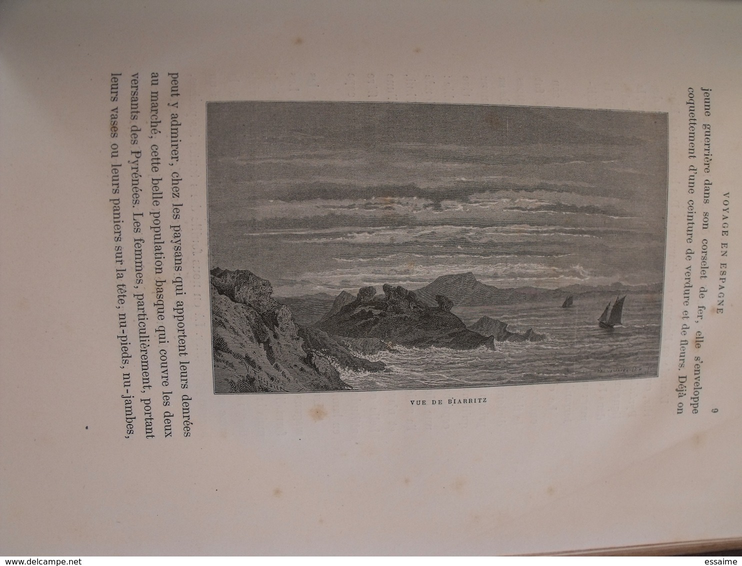 Voyage en Espagne. Eugène Poitou. Illust. de V. Foulquier. Mame Tours 1884