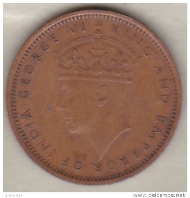 Ile Maurice , 2 Cents 1945 , George VI - Maurice