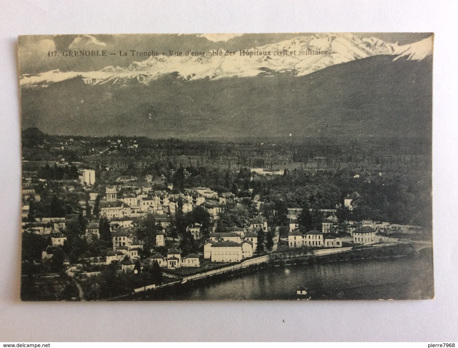 GRENOBLE (Isère) : La Tronche - Vue D'ensemble Des Hôpitaux Civil Et Militaire - 1919 - N&B - Grenoble