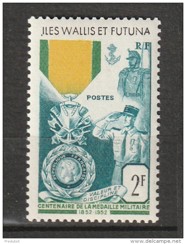 WALLIS Et FUTUNA - N°156 ** (1952) Médaille Militaire - Unused Stamps