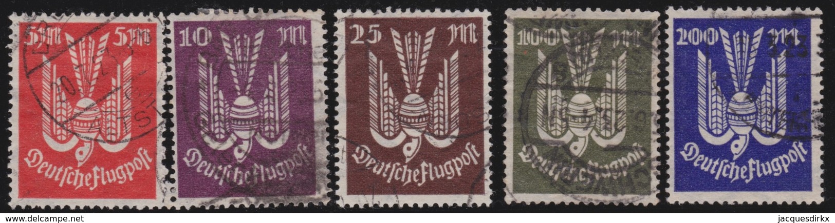 Deutsches  Reich   .    Michel   .   263/267          .     O     .     Gebraucht   .   /     .    Cancelled - Gebraucht