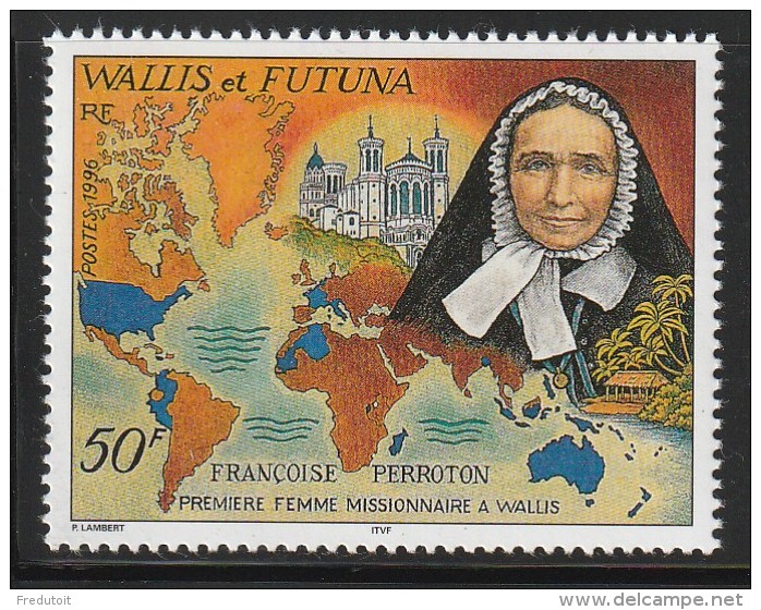 WALLIS Et FUTUNA - N°495 ** (1996)  Françoise Perroton - Neufs