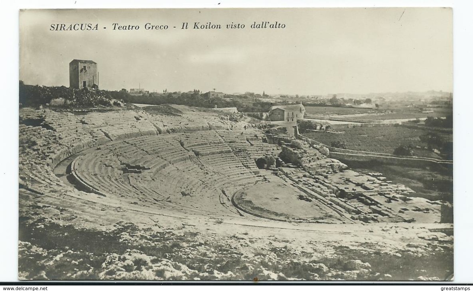 Italy Siracusa Postcard Unused Rp Teatro Greco Unused - Siracusa